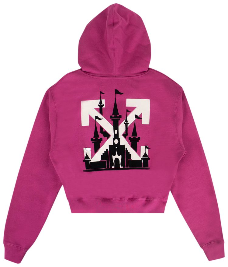 Off White Last Night Hooded Sweatshirt Pink