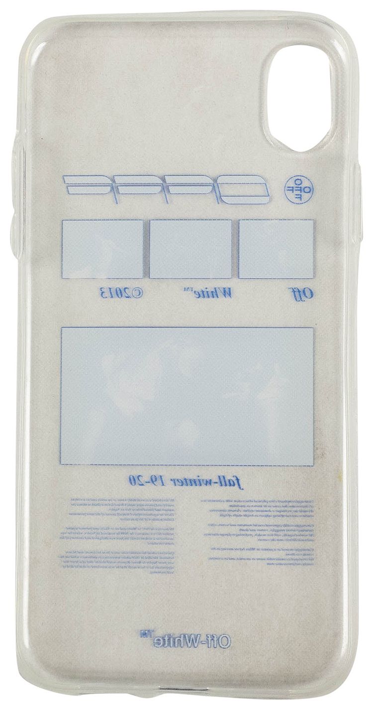 Off White Hardcore iPhone Xr Case Clear