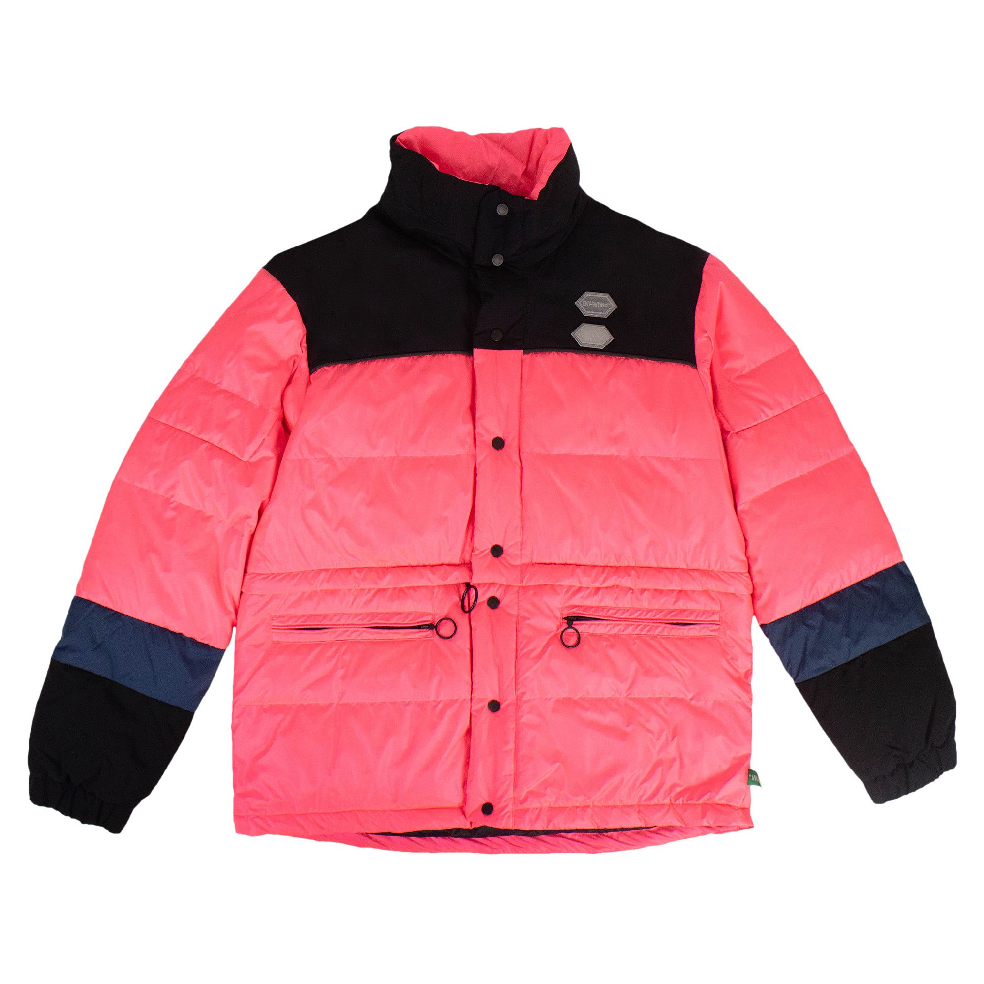 Buy Off White Down Detachable Padded Jacket Pink OMED013R19C020212800 GOAT