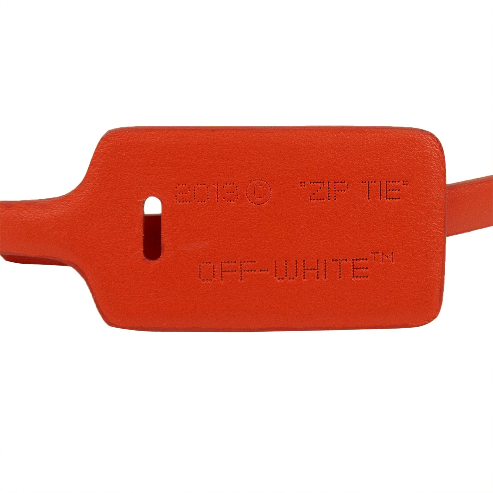 off white belt zip tie