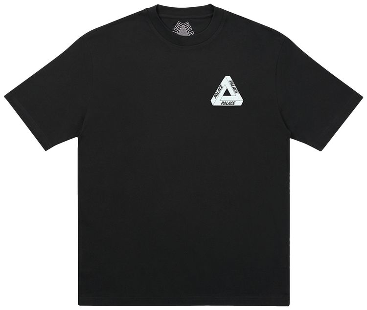 Palace Tri To Help T Shirt BlackBaby Blue