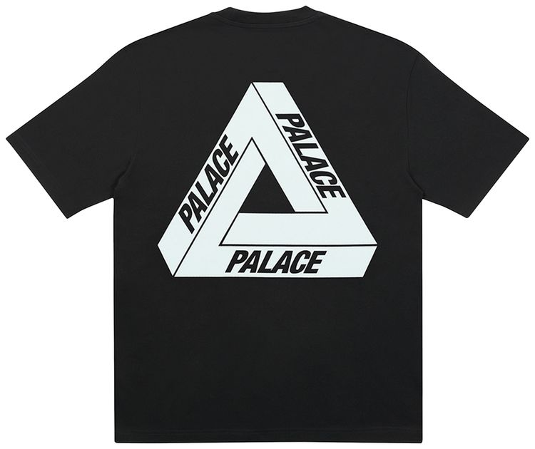Palace Tri To Help T Shirt BlackBaby Blue
