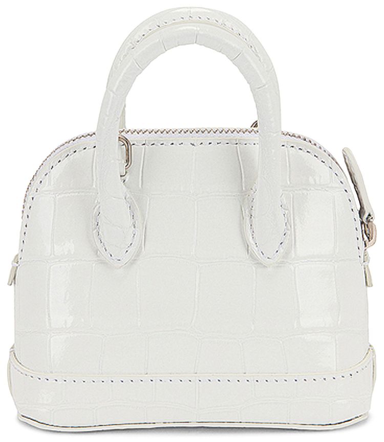 Balenciaga Nano Ville Top Handle Bag Optic WhiteBlack