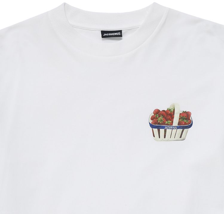 Jacquemus Le T Shirt Fraises Light Pink