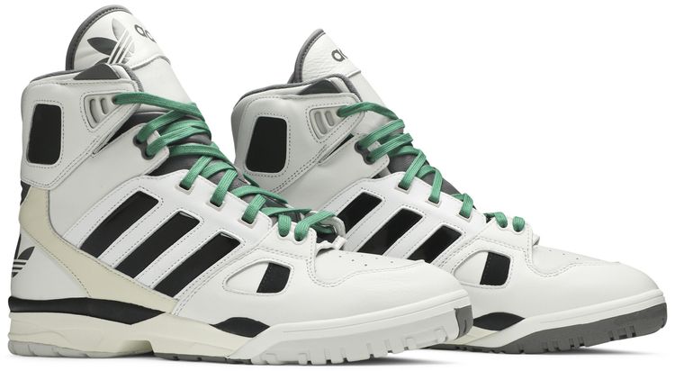 Kid Cudi x adidas Torsion Artillery High Crystal White Core Black