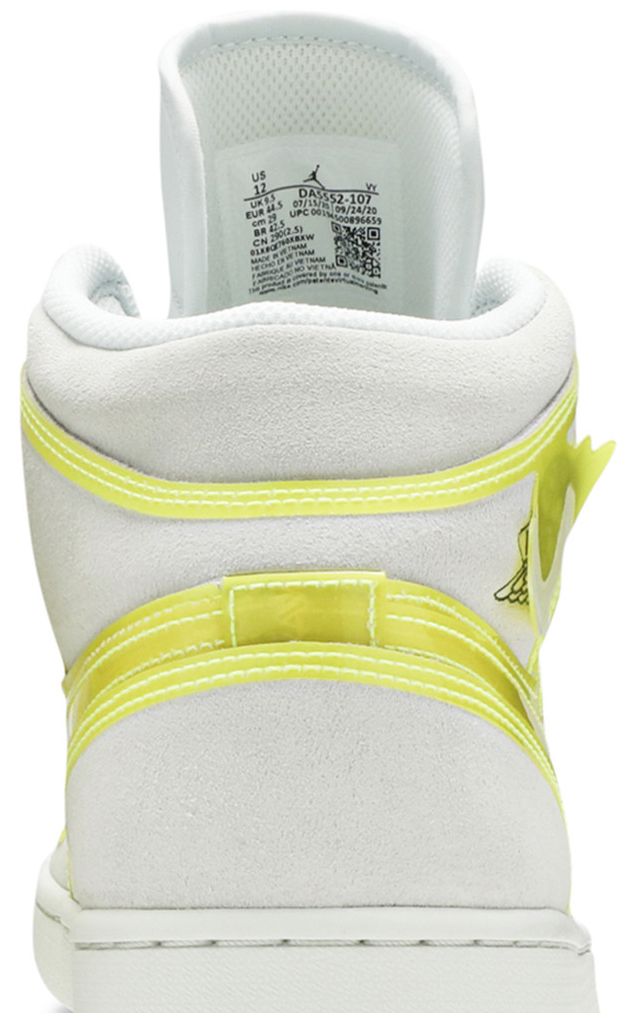 Wmns Air Jordan 1 Mid LX Off White Opti Yellow