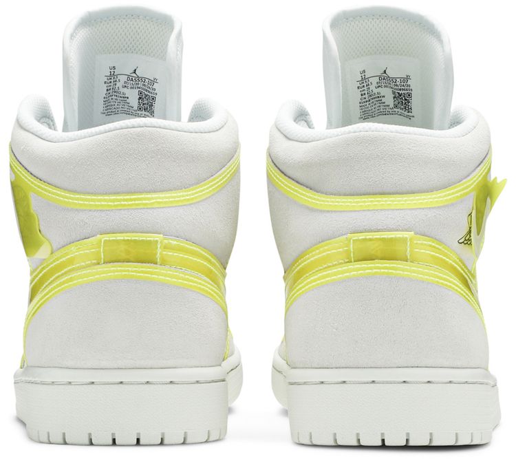 Wmns Air Jordan 1 Mid LX Off White Opti Yellow