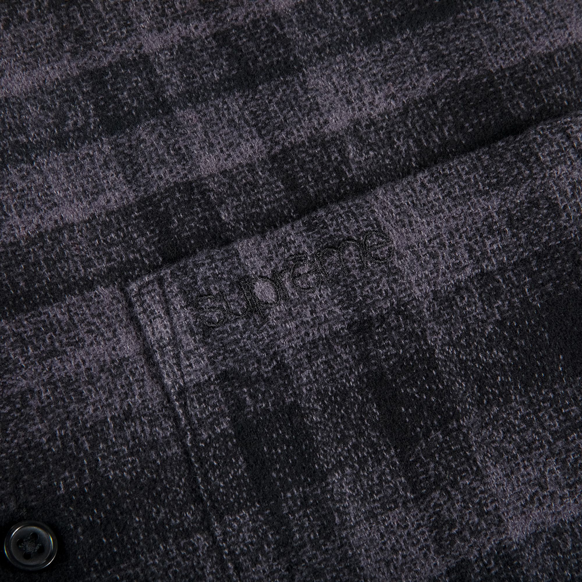 Buy Supreme Plaid Flannel Shirt 'Black' - SS21S39 BLACK