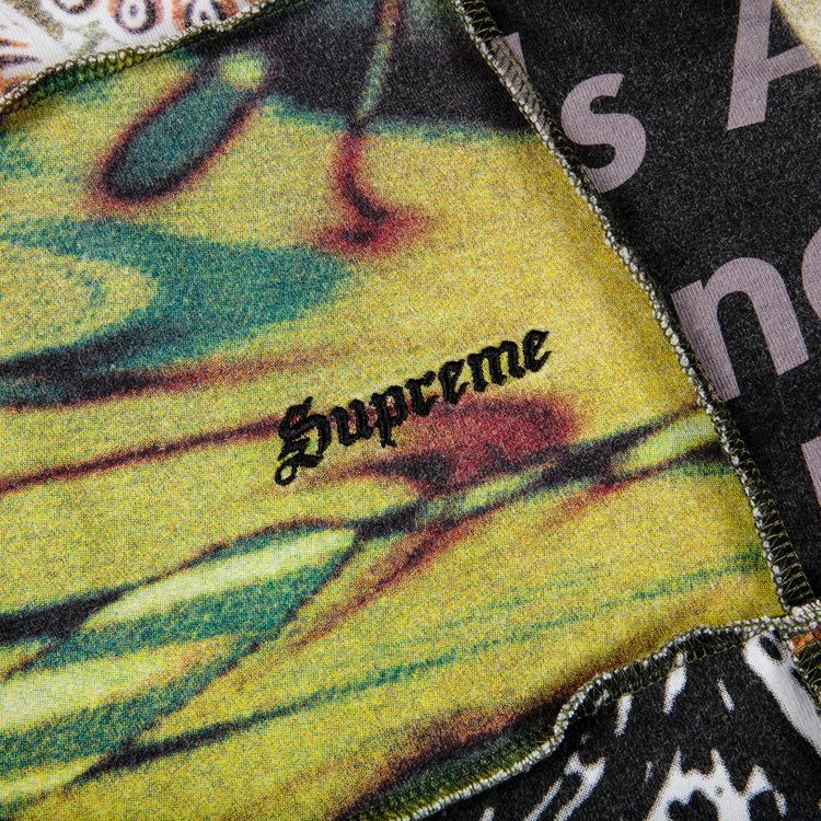 Supreme Mosaic Patchwork Long Sleeve Top Multicolor