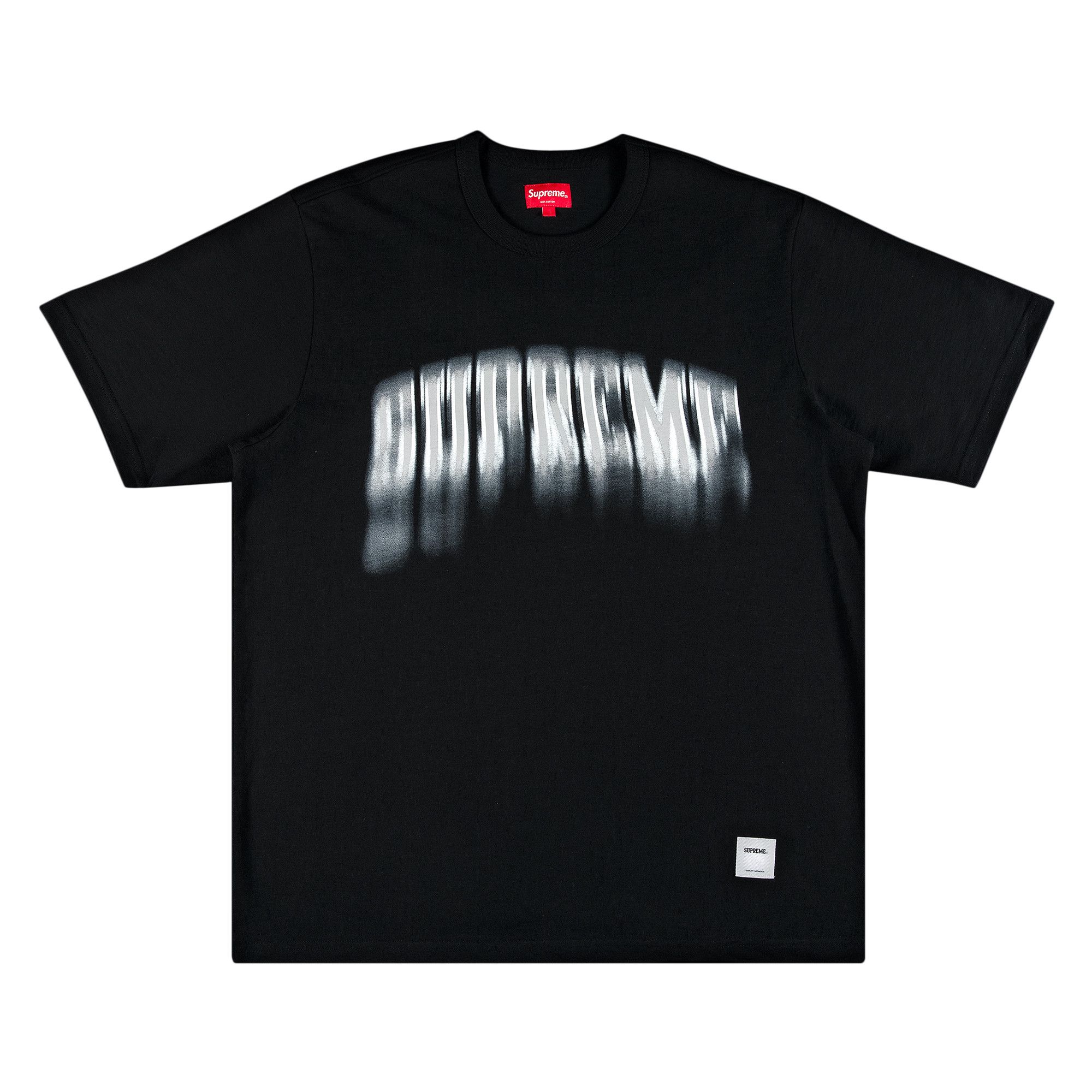 Size l Supreme Blurred Arc Short-Sleeve Top 'Black'