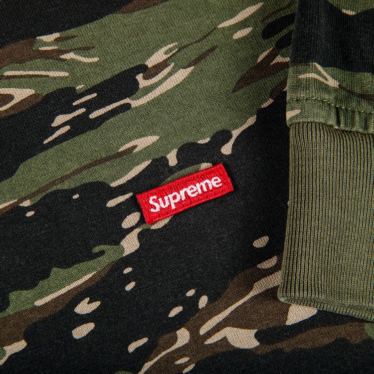 Supreme Small Box Long Sleeve Tee Tigerstripe Camo