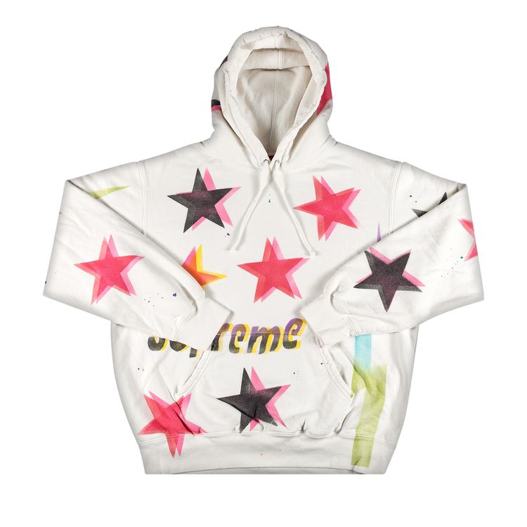 Supreme Gonz Stars Hooded Sweatshirt White