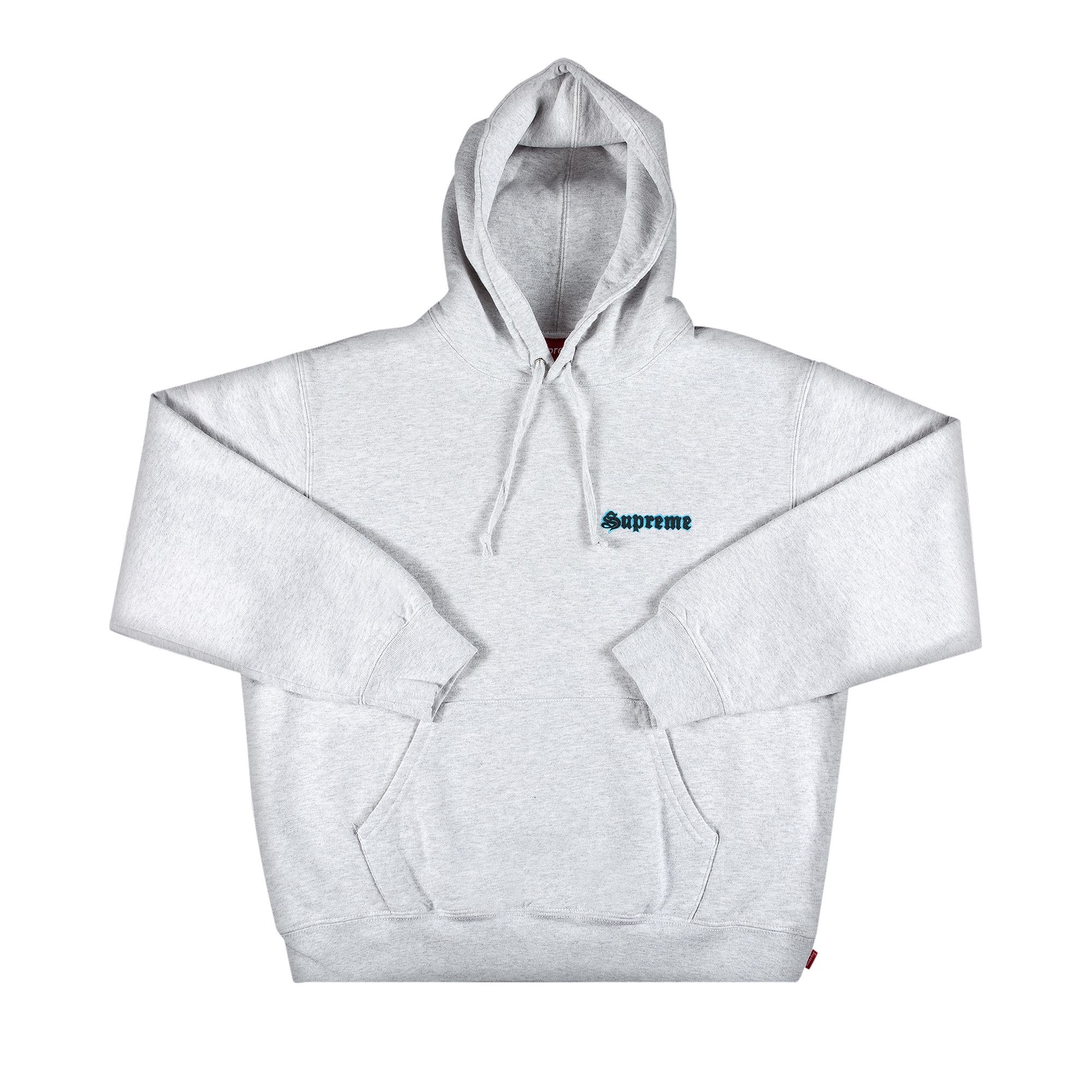 Size xl Supreme Love Hooded Sweatshirt Ash Grey