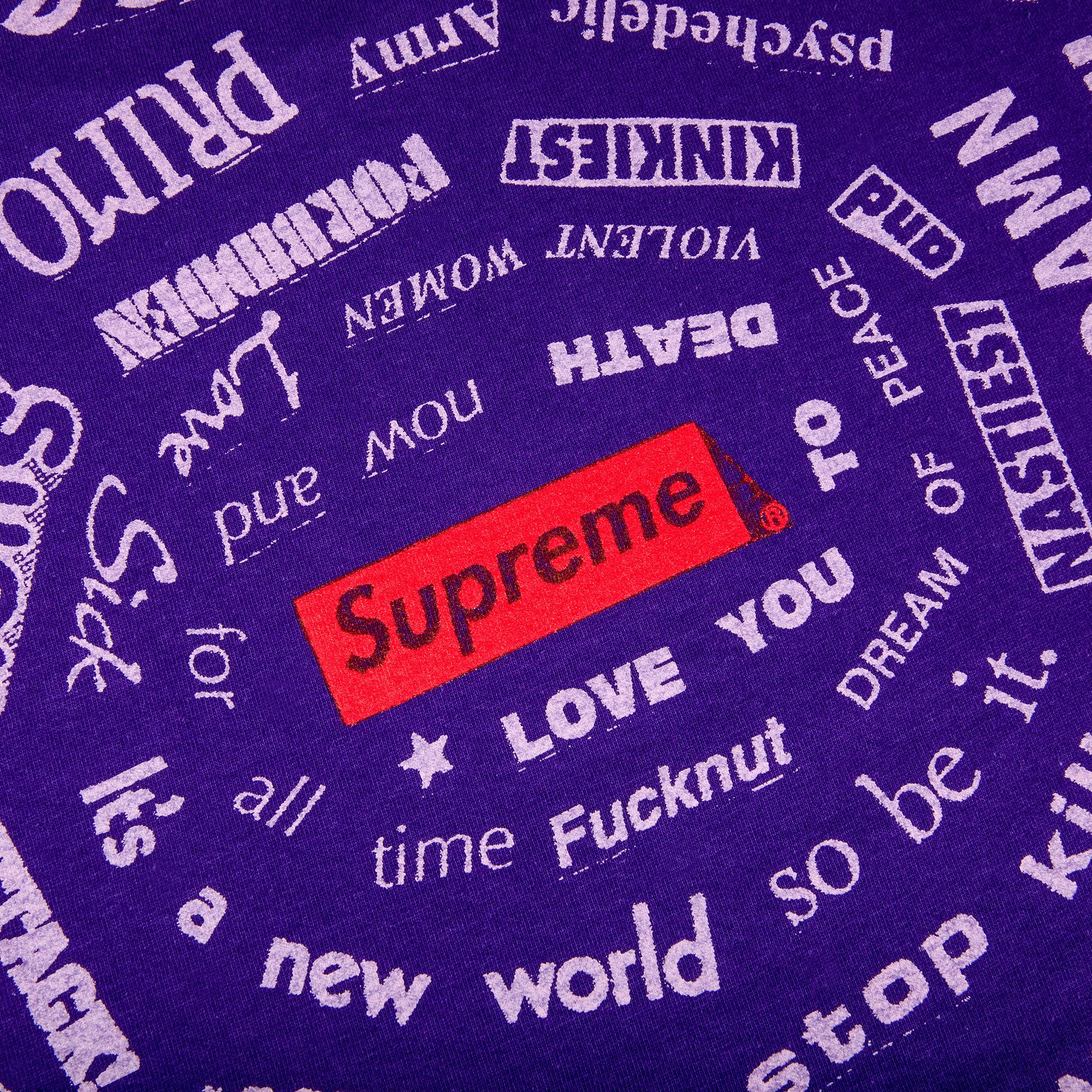 Supreme Spiral Tee (SS21) - $38