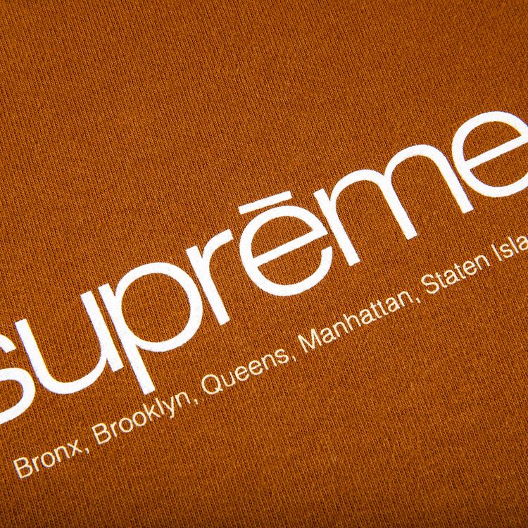 Supreme Five Boroughs Tee Brown
