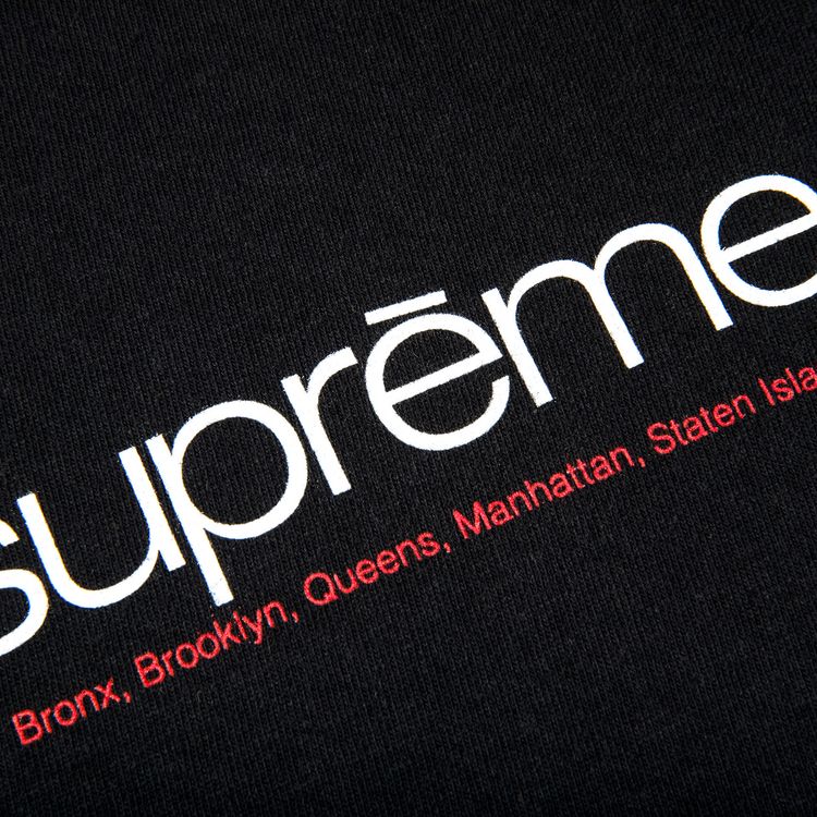 Supreme Five Boroughs Tee Black