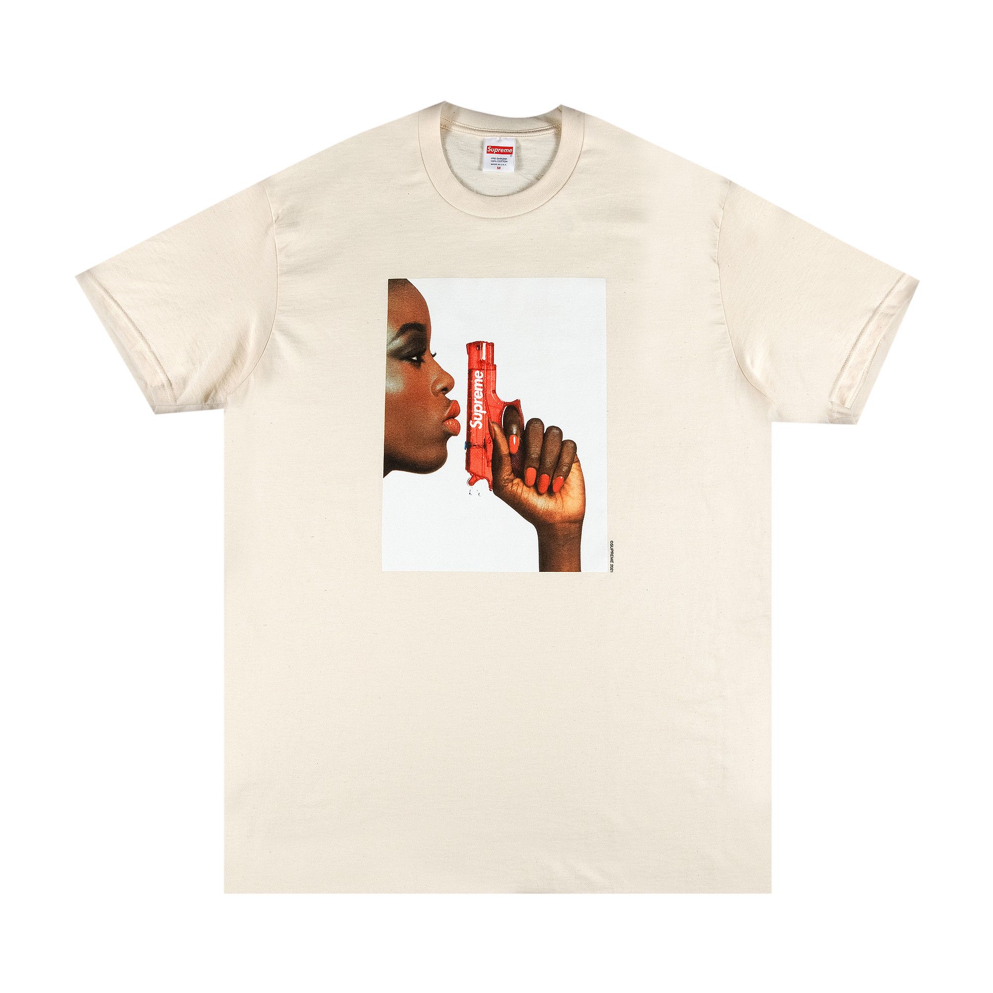 最も  Pistol Water Supreme Buy Tee GOAT | NATURAL SS21T13 - 'Natural' Tシャツ(半袖/袖なし)
