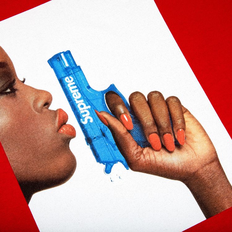 Supreme Water Pistol Tee Red