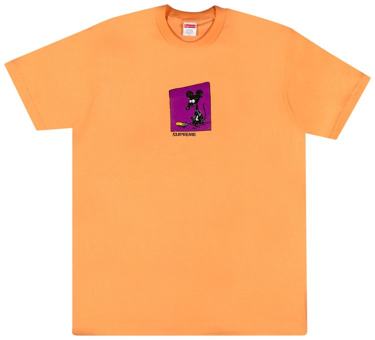 Supreme Mouse Tee Peach