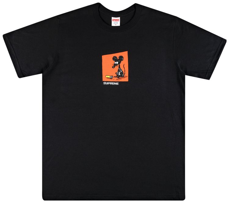 Supreme Mouse Tee Black