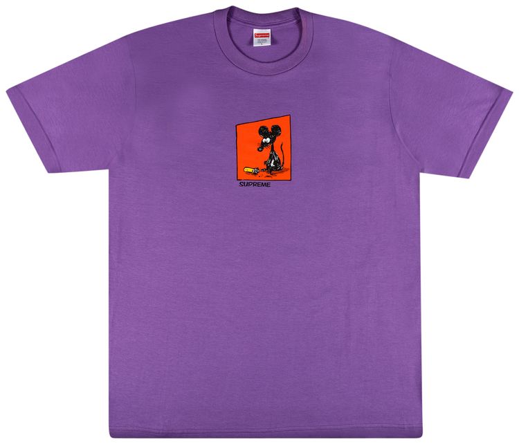 Supreme Mouse Tee Purple