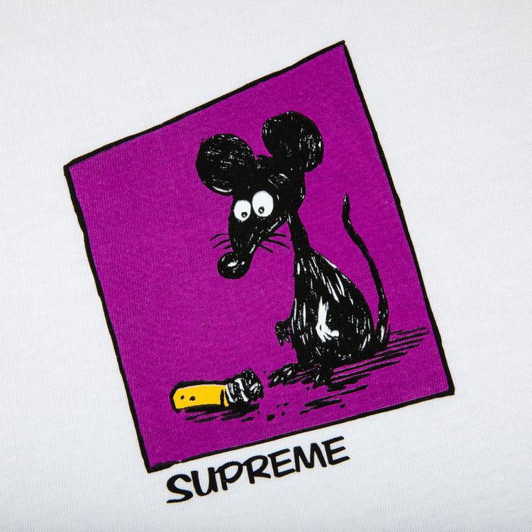 Supreme Mouse Tee White