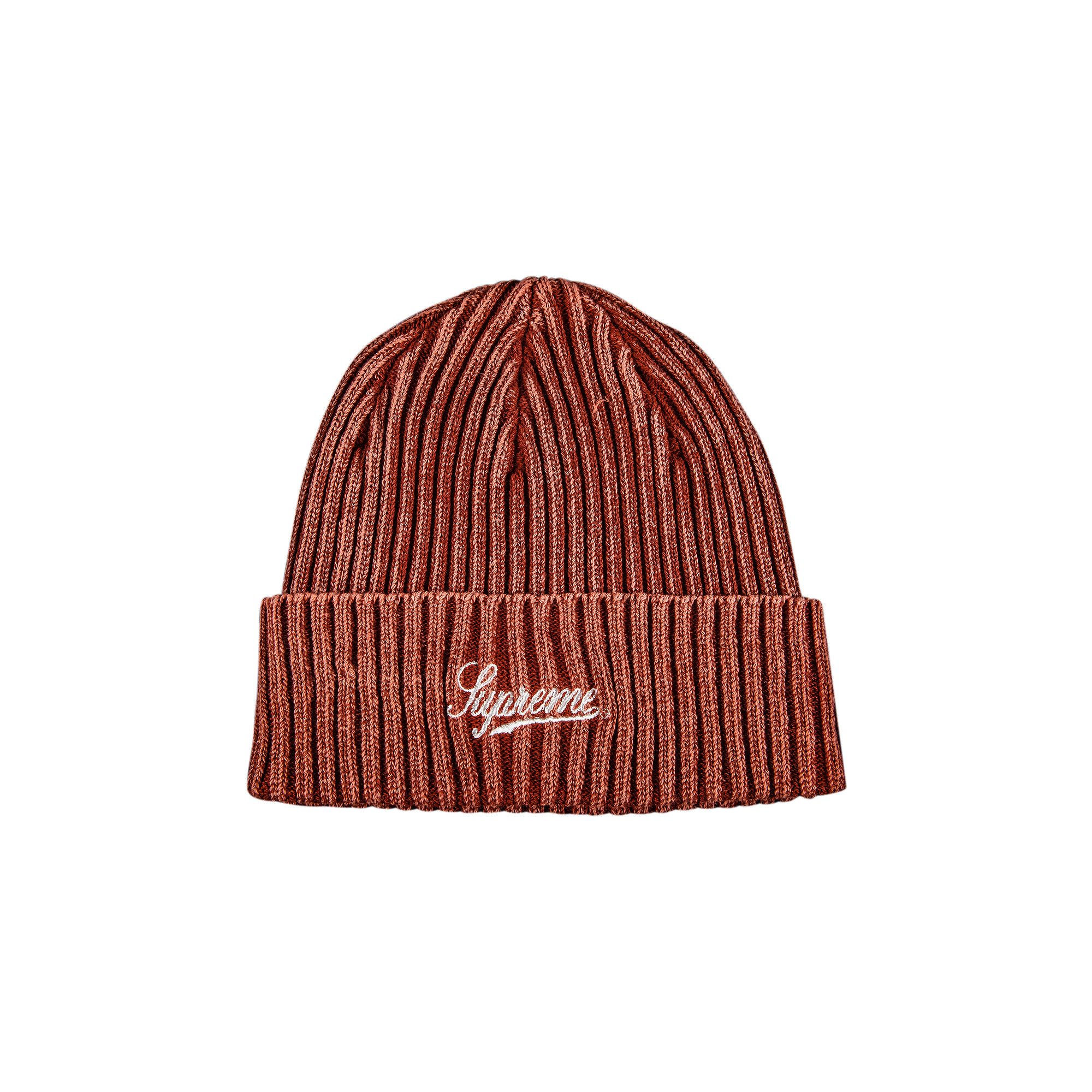 Buy Supreme Bleached Rib Beanie 'Burnt Orange' - SS21BN9 BURNT