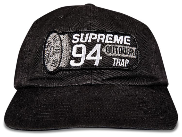 Supreme Shell Patch 6 Panel Black