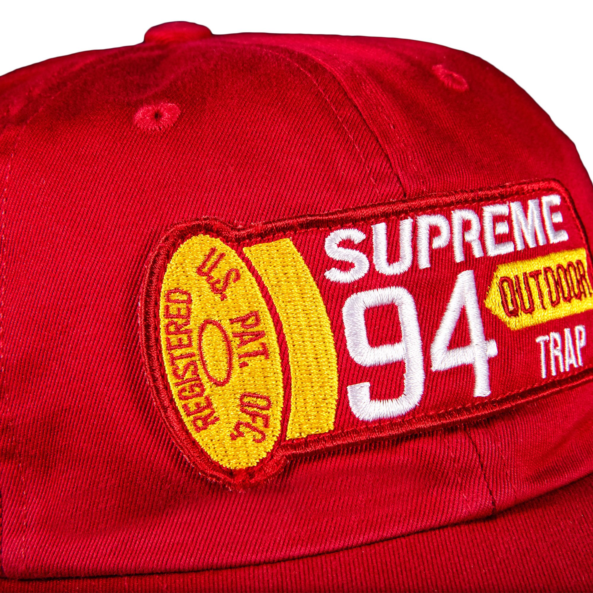 Buy Supreme Shell Patch 6-Panel 'Red' - SS21H33 RED | GOAT
