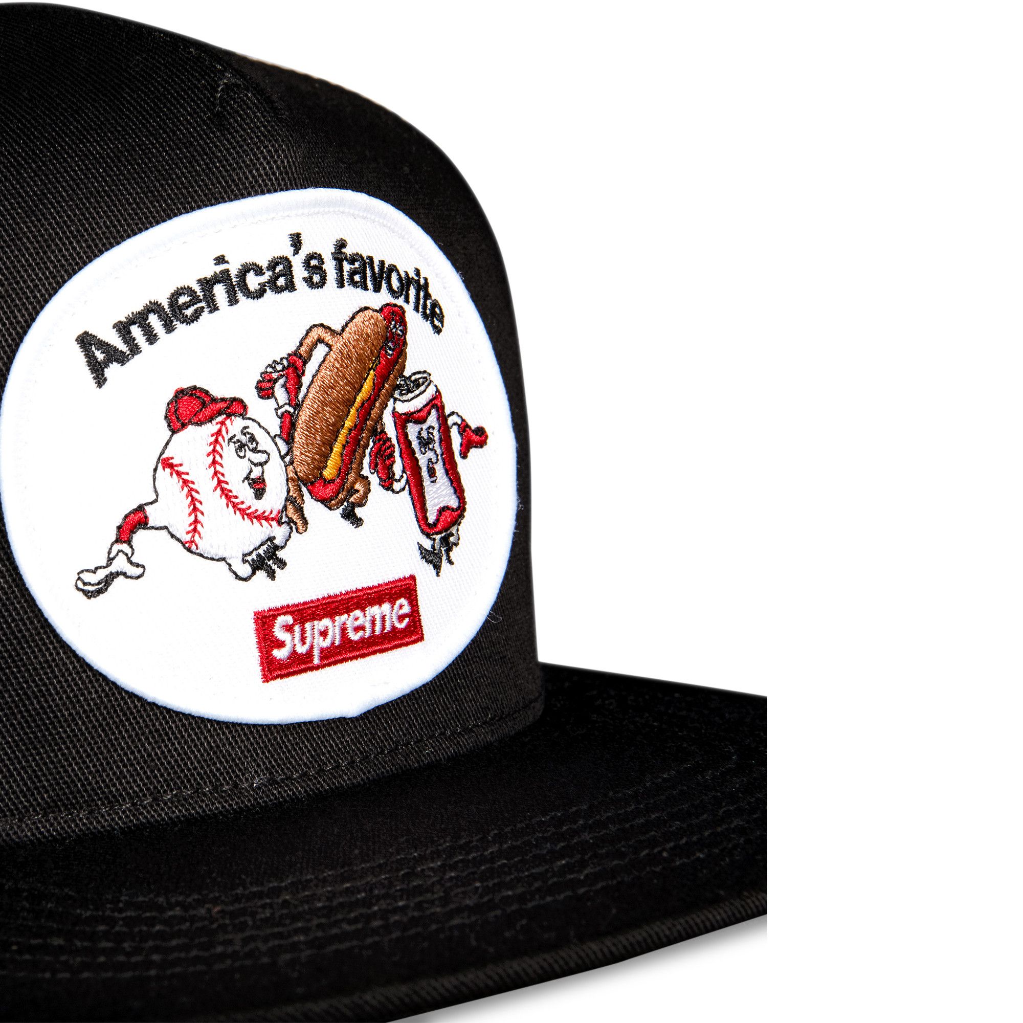 Supreme America’s Favorite Mesh Back 5-Panel 'Black'