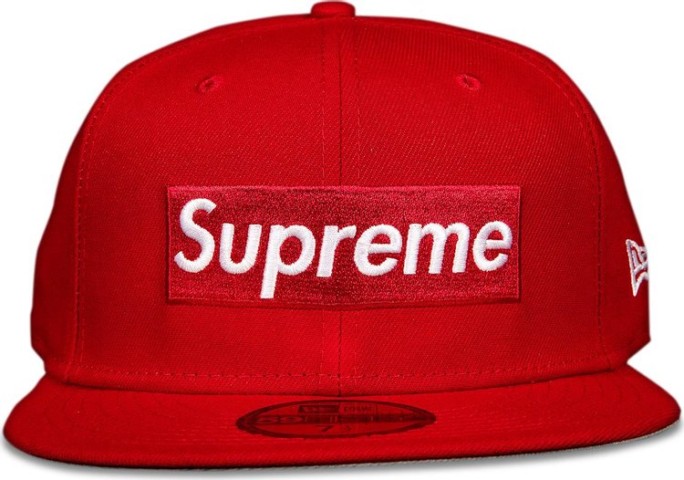 Supreme x New Era Champions Box Logo Hat 'Red'