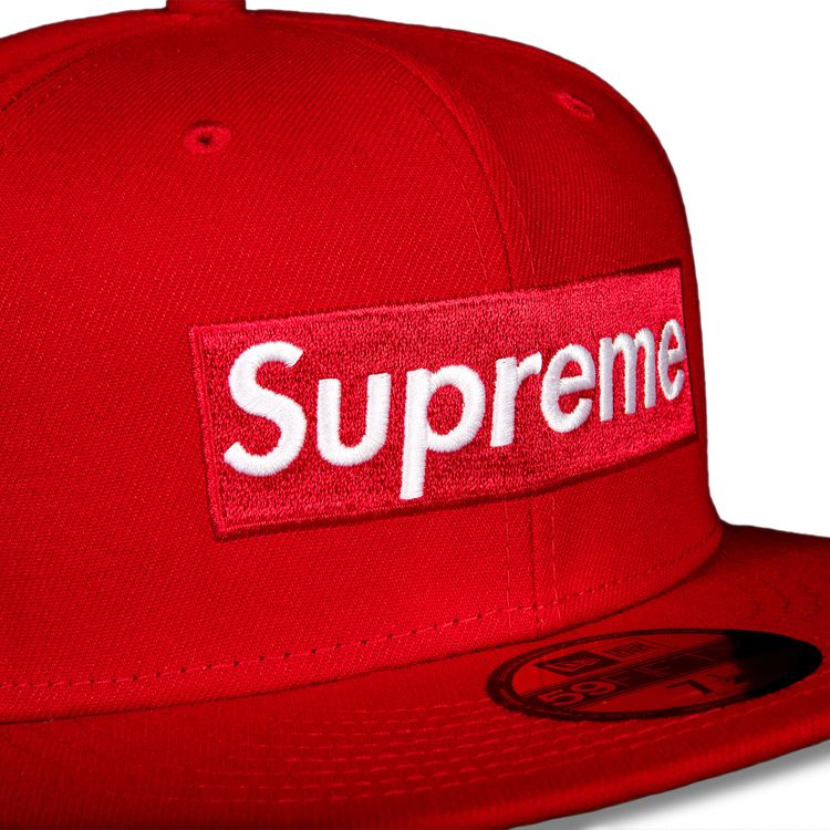Supreme x New Era Champions Box Logo Hat Red