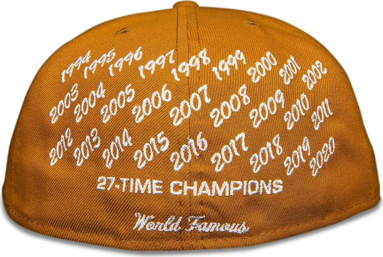 Supreme x New Era Champions Box Logo Hat Wheat