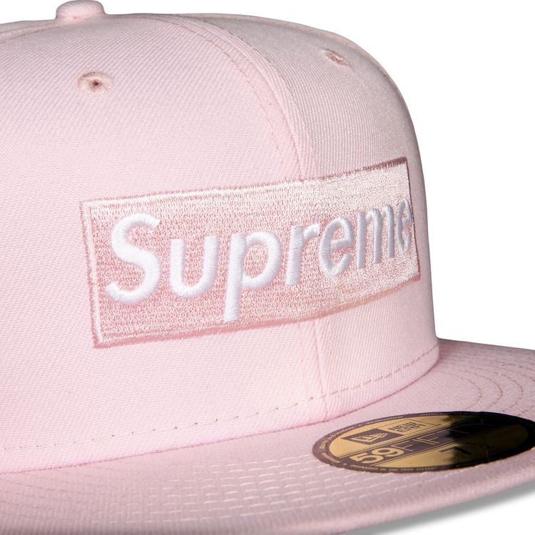 Supreme x New Era Champions Box Logo Hat Pink