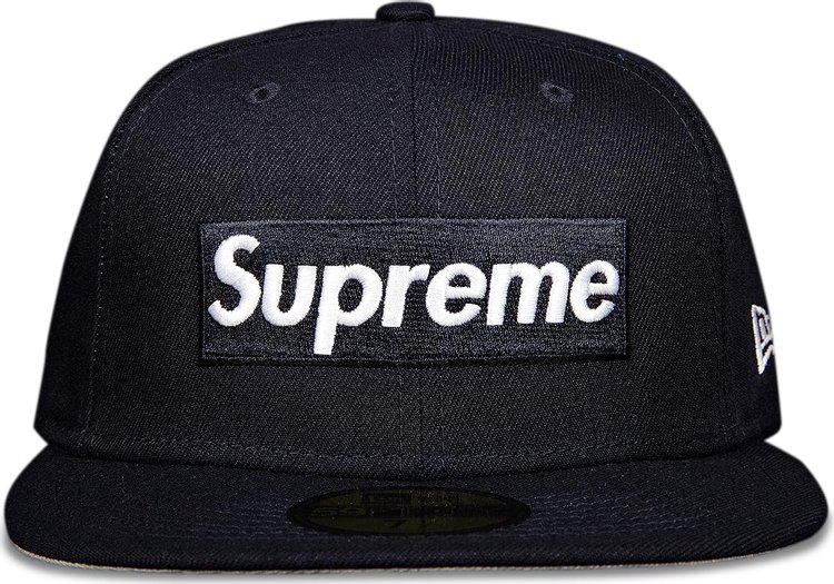 Supreme x New Era Champions Box Logo Hat Navy