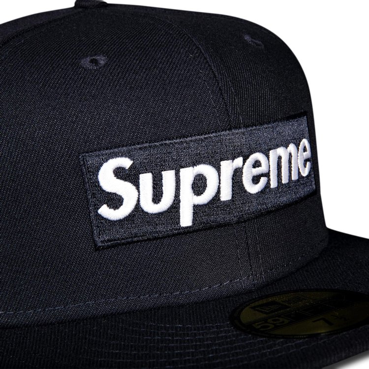 Supreme x New Era Champions Box Logo Hat Navy