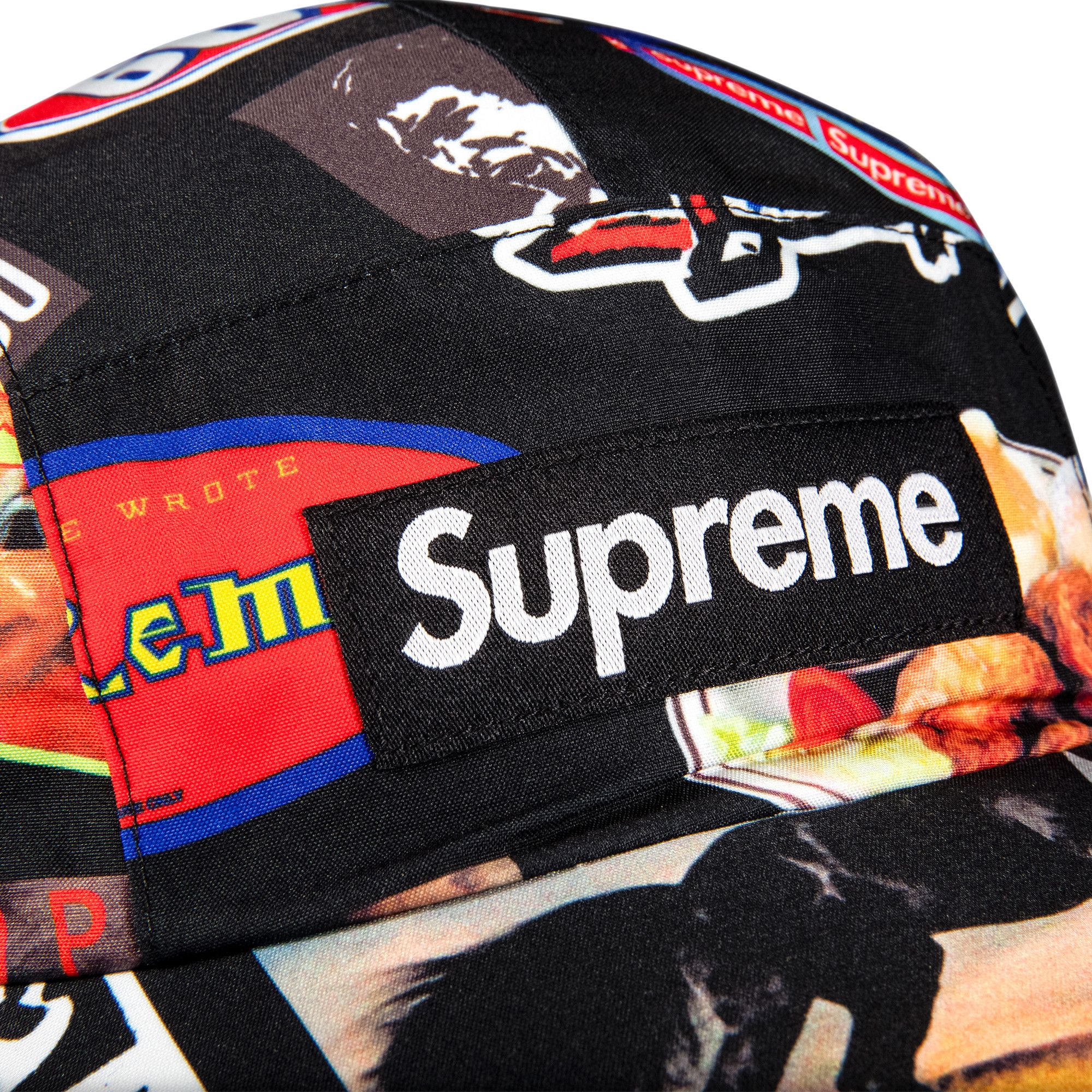 Buy Supreme GORE-TEX Long Bill Camp Cap 'Black Stickers