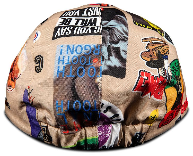 Supreme GORE TEX Long Bill Camp Cap Tan Stickers