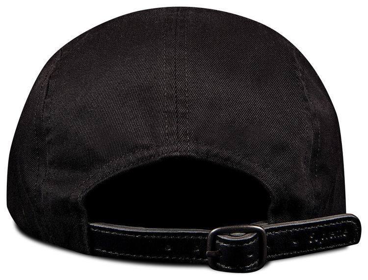 Supreme Washed Chino Twill Camp Cap Black