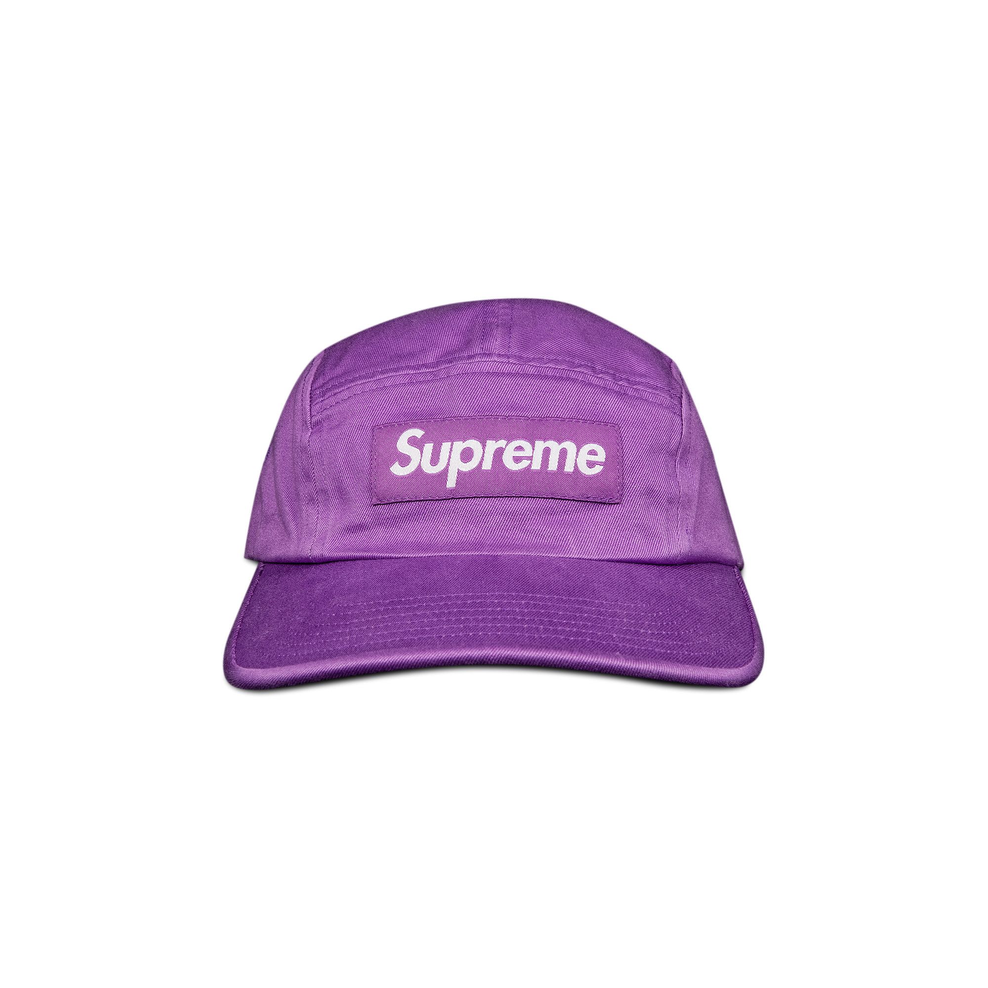 Buy Supreme Washed Chino Twill Camp Cap Light Purple SS21H52 LIGHT PURPLE GOAT