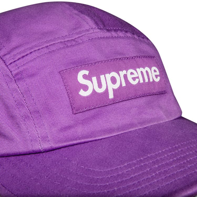 Supreme Washed Chino Twill Camp Cap Light Purple