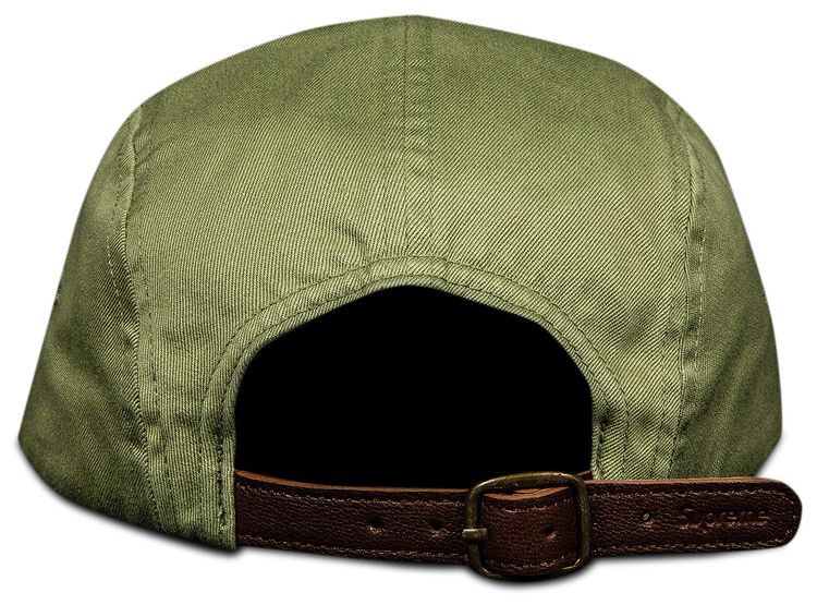 Supreme Washed Chino Twill Camp Cap Light Olive