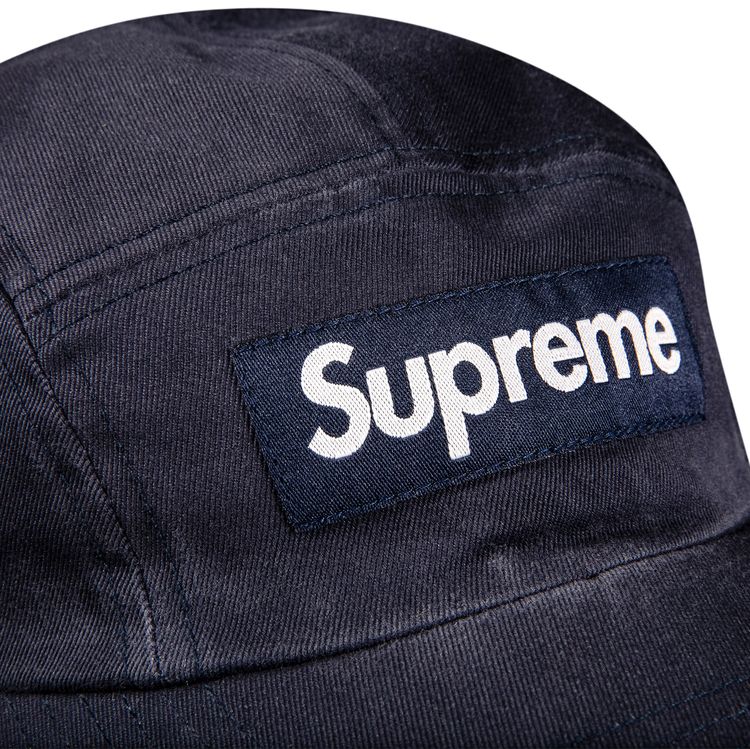 Supreme Washed Chino Twill Camp Cap Navy