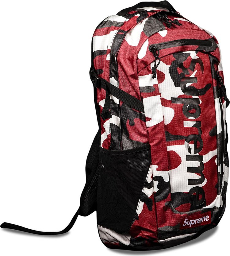 Supreme Backpack Red Camo