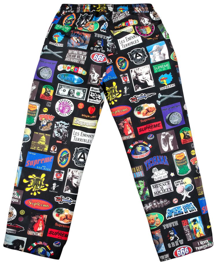 Supreme GORE TEX Stickers Pant Black