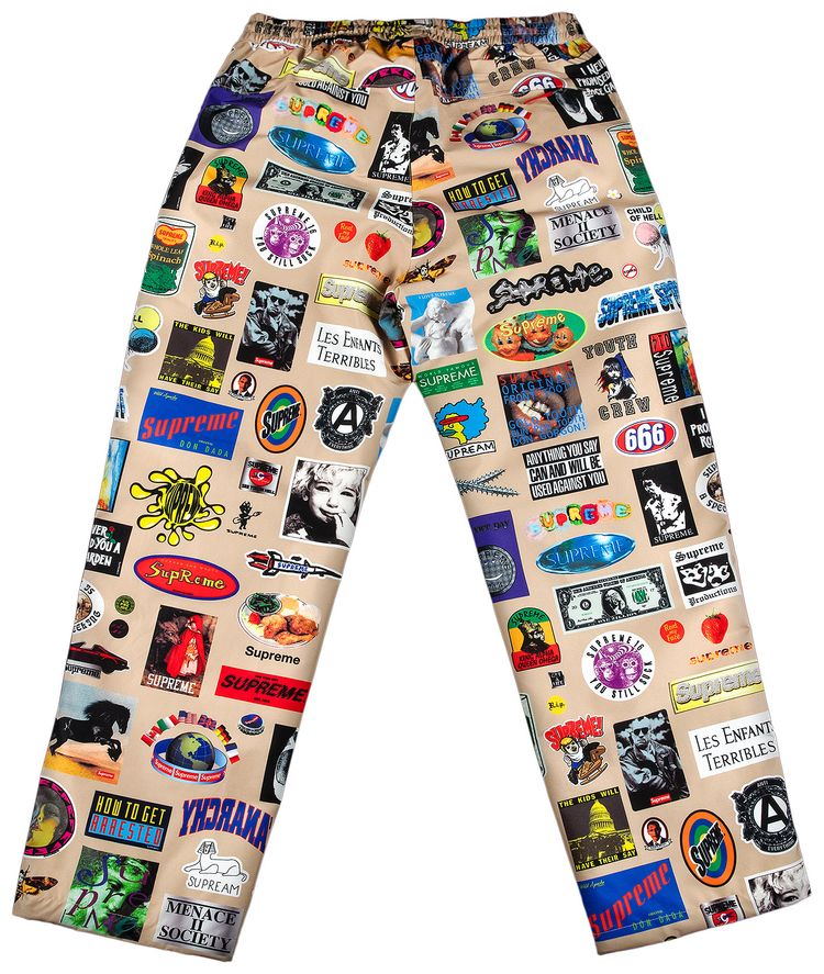 Supreme GORE TEX Stickers Pant Tan