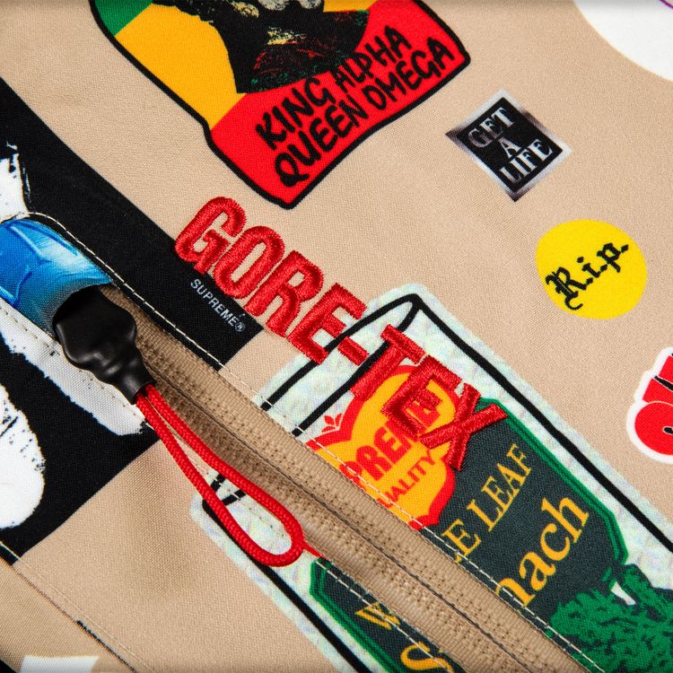 Supreme GORE TEX Stickers Pant Tan