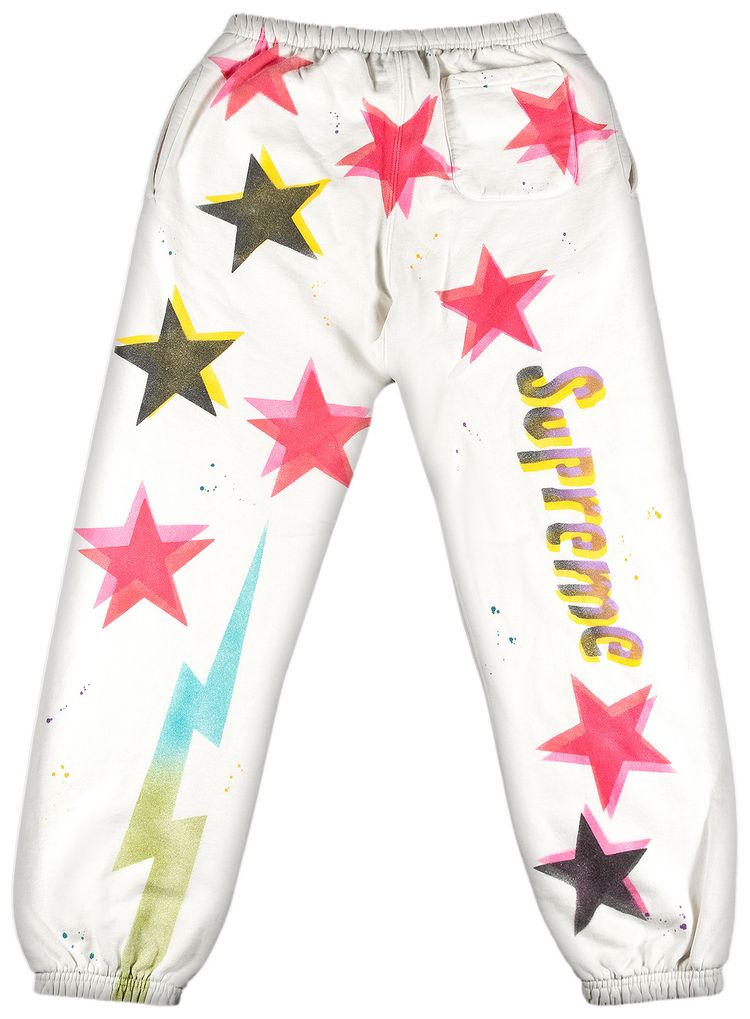 Supreme Gonz Stars Sweatpant White