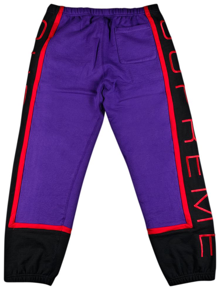 Supreme Paneled Sweatpant Purple