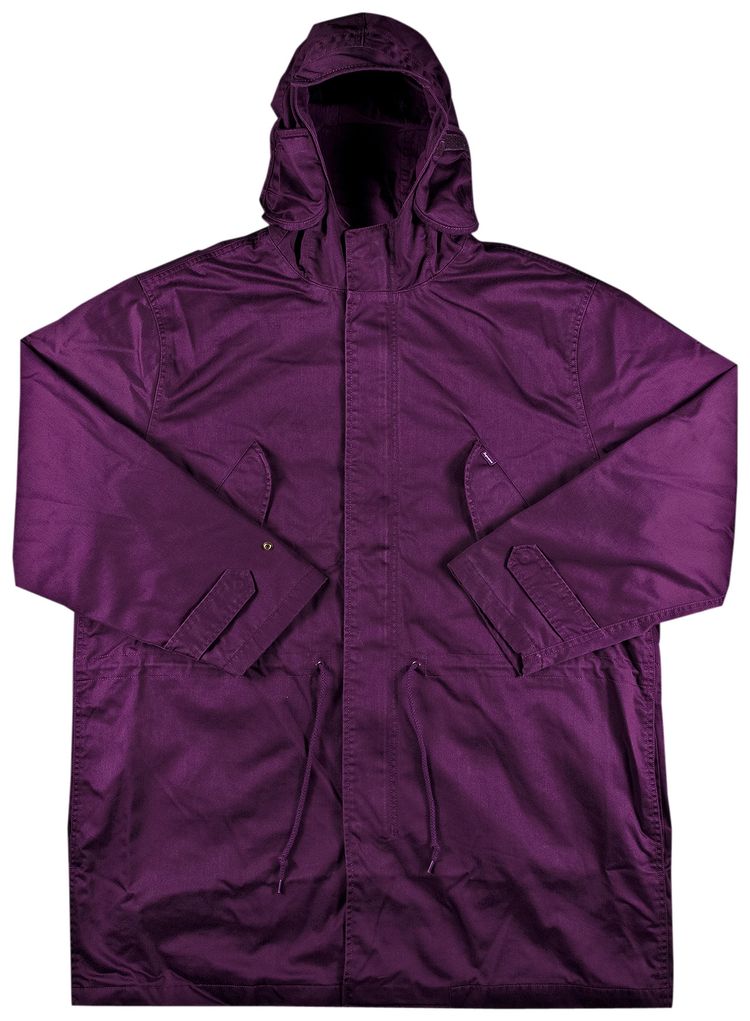 Supreme Hooded Facemask Parka Dark Purple